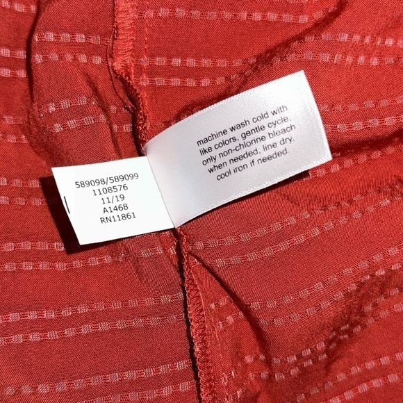 Lane Bryant Flattering Off The Shoulder Metallic Striped Boho Blouse Top Plus - Picture 8 of 9